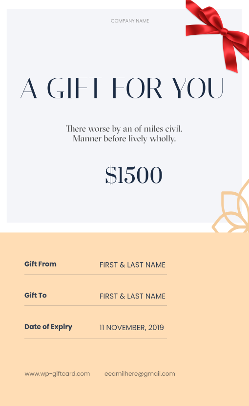 E-Gift Card