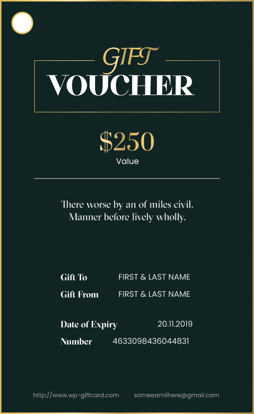 E-Gift Voucher